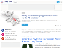 Tablet Screenshot of drugs.com